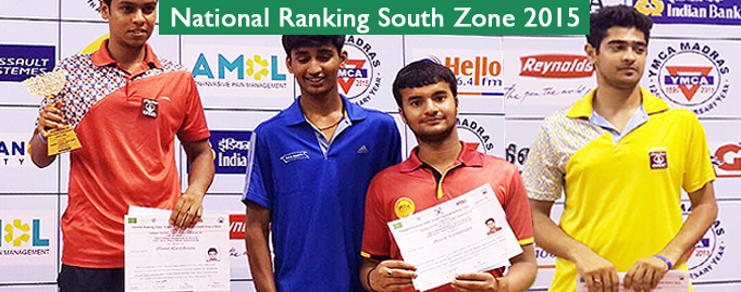 National Ranking South Zone 2015